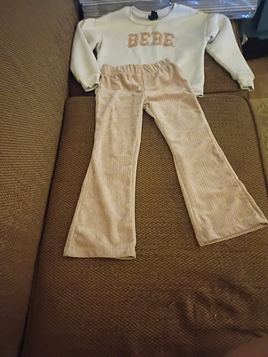 Bebe 5-6 girls 2 piece outfit