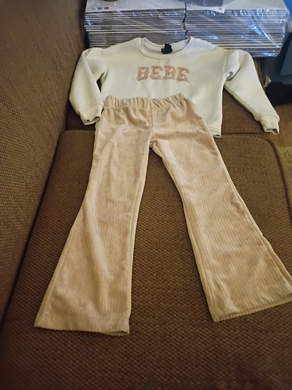 Bebe 5-6 girls 2 piece outfit